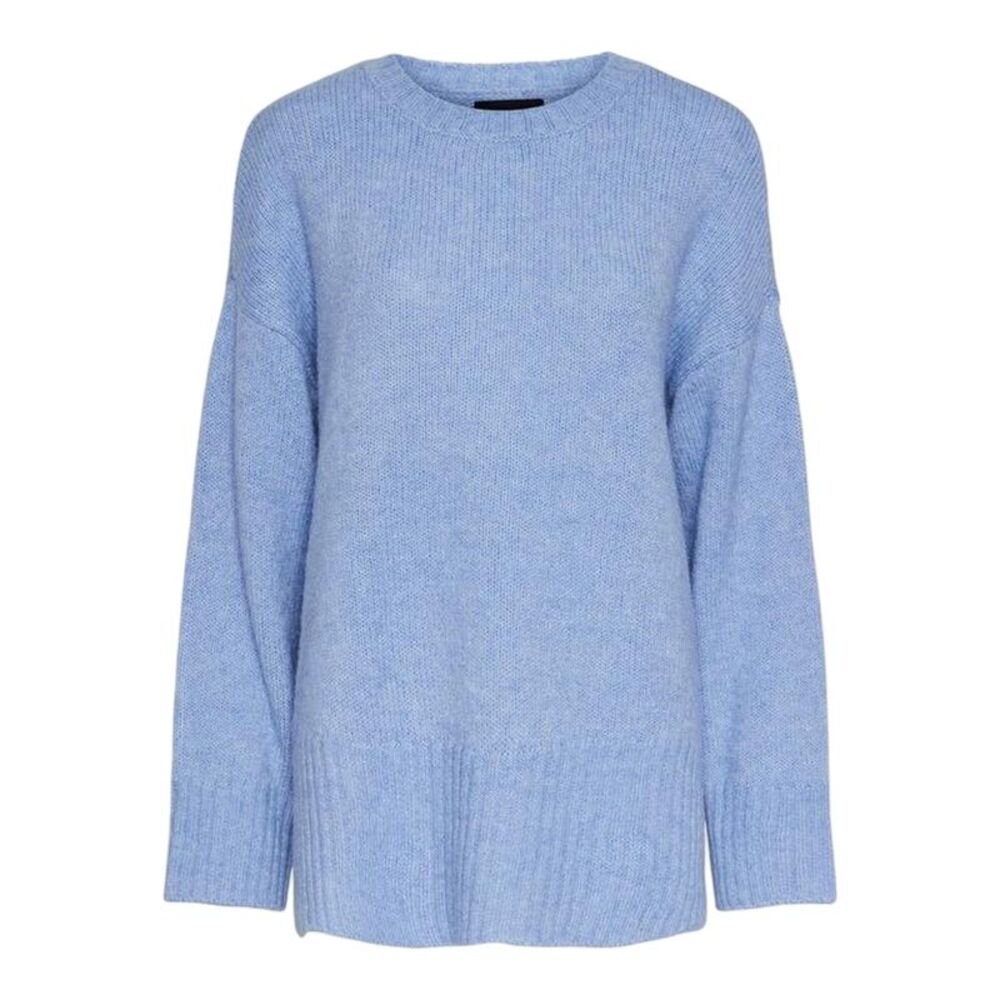 Pieces Unisex Adult Drop  Relaxed Fit Sweater / Hydrangea